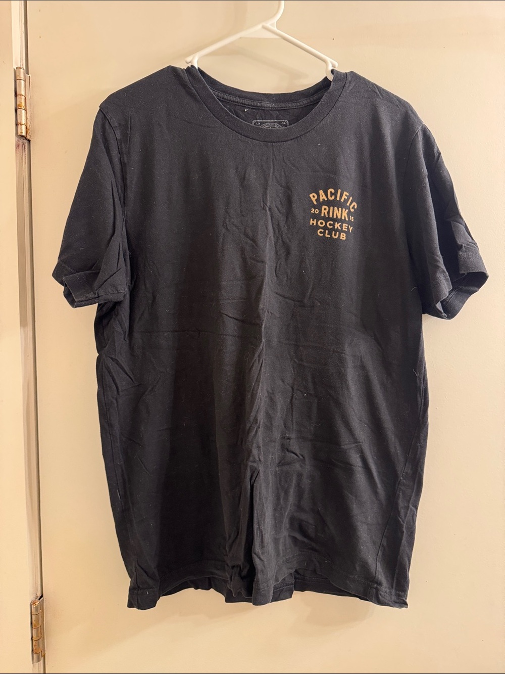 Pacific Rink Hockey Club Black Men's Crew Tee